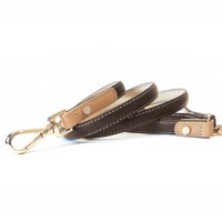 【即納】　Vendôme Leather Lead MaronCamel