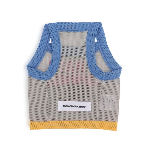 【即納】　I HATE SUMMER MESH TOP-BEIGE