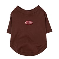 MINI WAPPEN TEE-LIGHT BROWN
