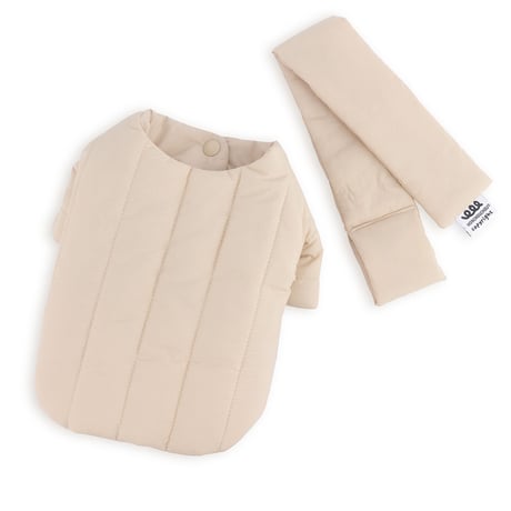 【即納】　Rich Light Quilted Jacket_Egg Beige