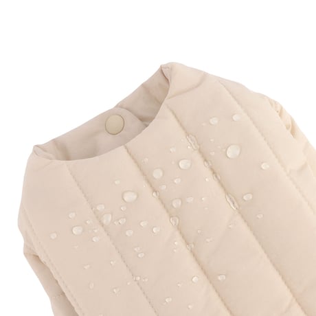 【即納】　Rich Light Quilted Jacket_Egg Beige