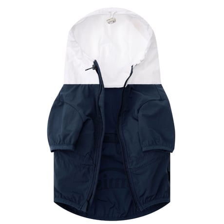 FOOT PRINT ANORAK-WHITE