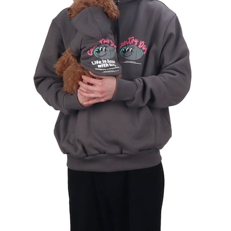 【即納】　Country Dog Bio Hoody　Charcoal