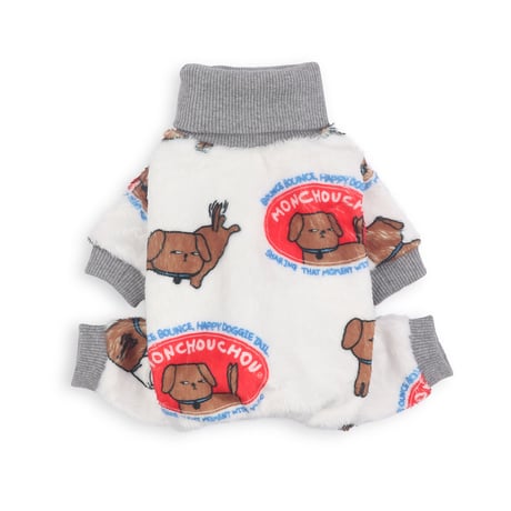 【即納】　HEKHEK warm hug suit white