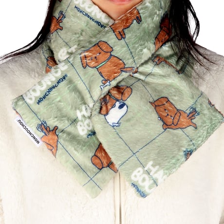 【即納】　HEKHEK neck warmer Khaki