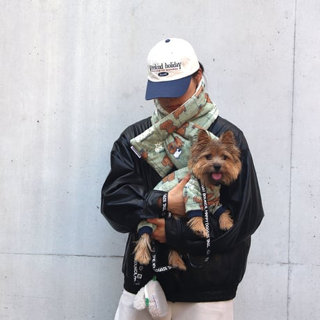 【即納】　HEKHEK neck warmer Khaki