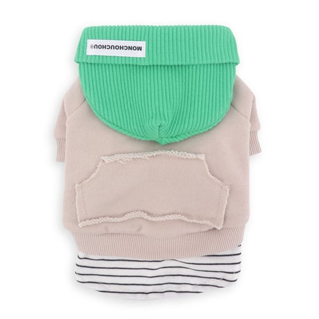 【即納】　Wave Beanie Sweatshirt Beige