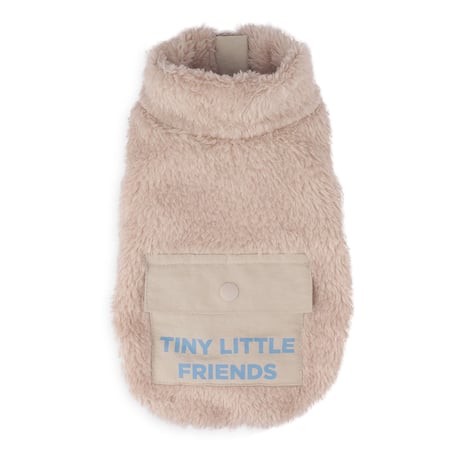 【即納】　Hi Bear Fur zip-up Jacket_Beige