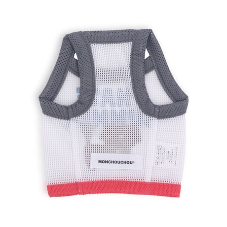 I HATE SUMMER MESH TOP-WHITE