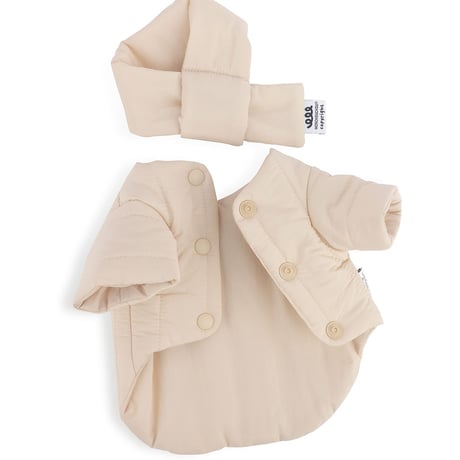 【即納】　Rich Light Quilted Jacket_Egg Beige