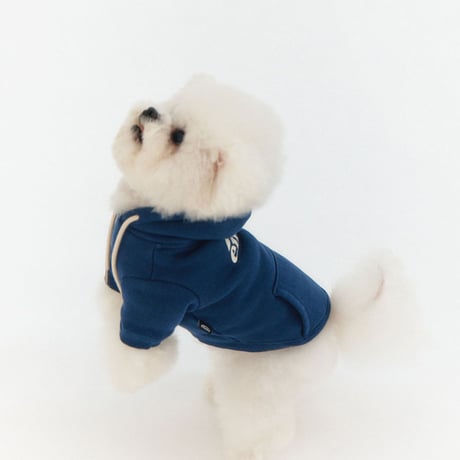 NEW LOGO BIG HOODIE-NAVY