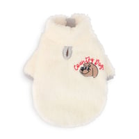 【即納】　Country dog Fur zip-up White