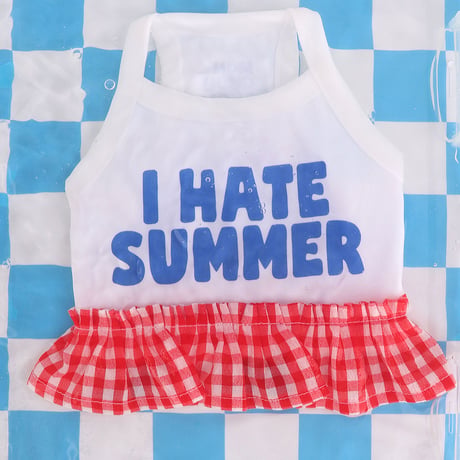 【即納】I HATE SUMMER MINI DRESS