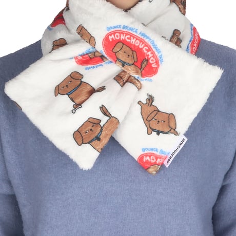 【即納】　HEKHEK neck warmer White