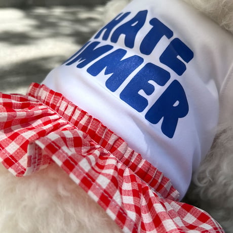 【即納】I HATE SUMMER MINI DRESS
