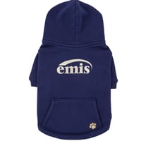 NEW LOGO BIG HOODIE-NAVY