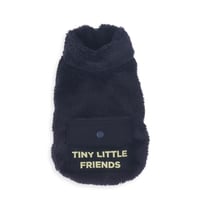 Hi Bear Fur zip-up Jacket_Navy