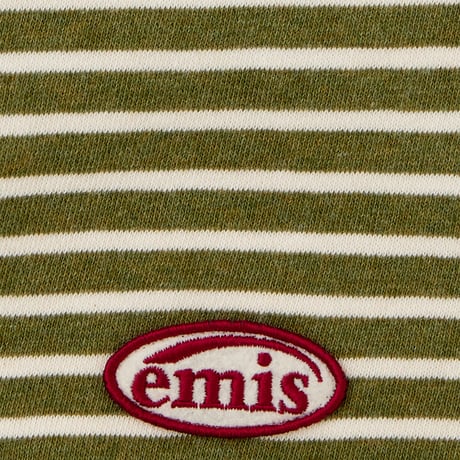 BUTTON SWEAT TEE-KHAKI