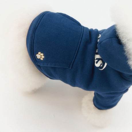 NEW LOGO BIG HOODIE-NAVY