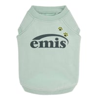 FOOT PRINTED SWEAT SHIRT-MINT