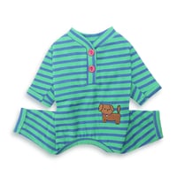 【即納】　HEKHEK babysuit_blue/mint