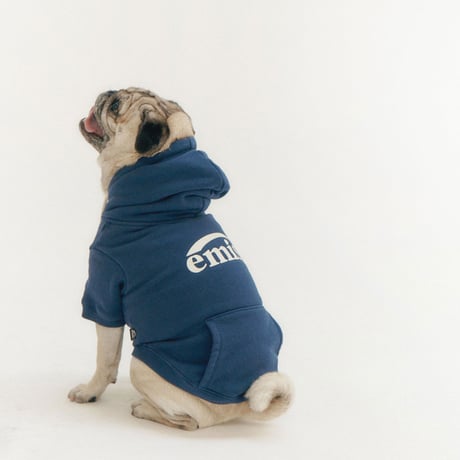 NEW LOGO BIG HOODIE-NAVY