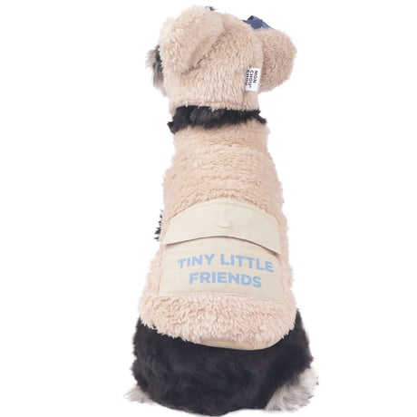 【即納】　Hi Bear Fur zip-up Jacket_Beige