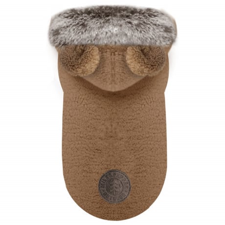 ERNEST Sweat Fourrure Camel