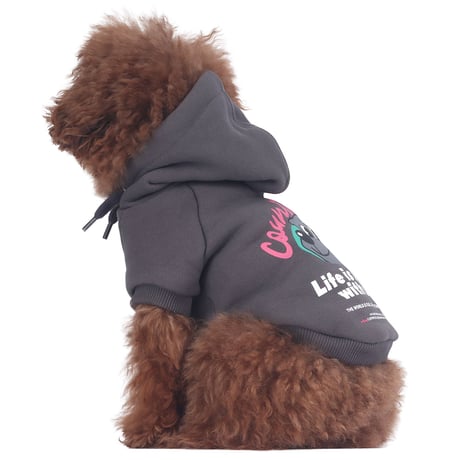 【即納】　Country Dog Bio Hoody　Charcoal