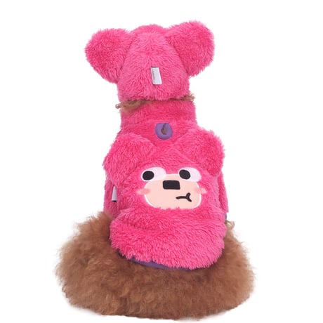 【即納】　Pink Bear Fleece Zip-Up