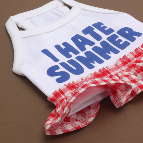 【即納】I HATE SUMMER MINI DRESS