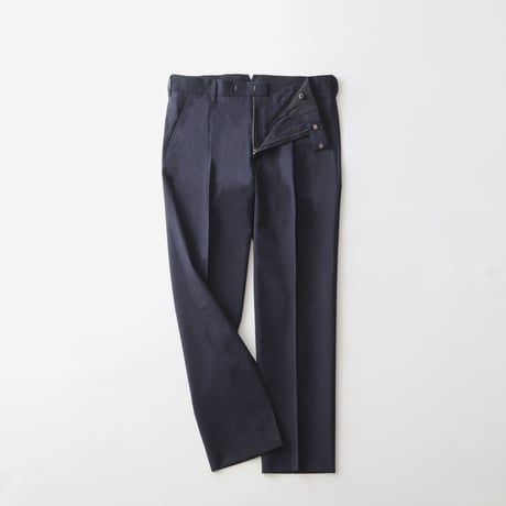 5A SILK COTTON TROUSERS NAVY