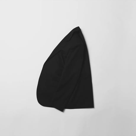 NOTCH LAPEL 2BS SUPER'120 BLACK JACKET
