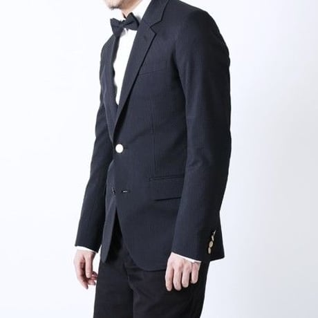5A SILK COTTON JACKET　NAVY