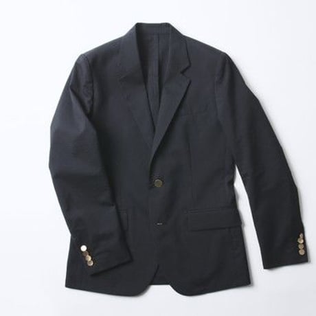 5A SILK COTTON JACKET　NAVY