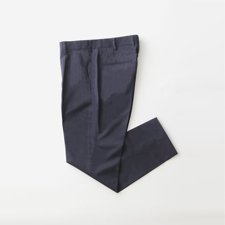 5A SILK COTTON TROUSERS NAVY