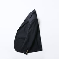 5A SILK COTTON JACKET　NAVY