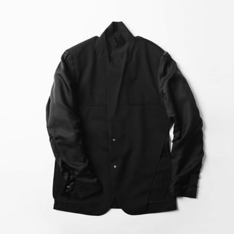 5A SILK COTTON JACKET BLACK