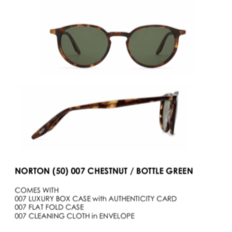 ジェームズ・ボンド バートン・ペレイラ 007 ノートン Barton Perreira - 007 Norton (James Bond) – Good See Co.