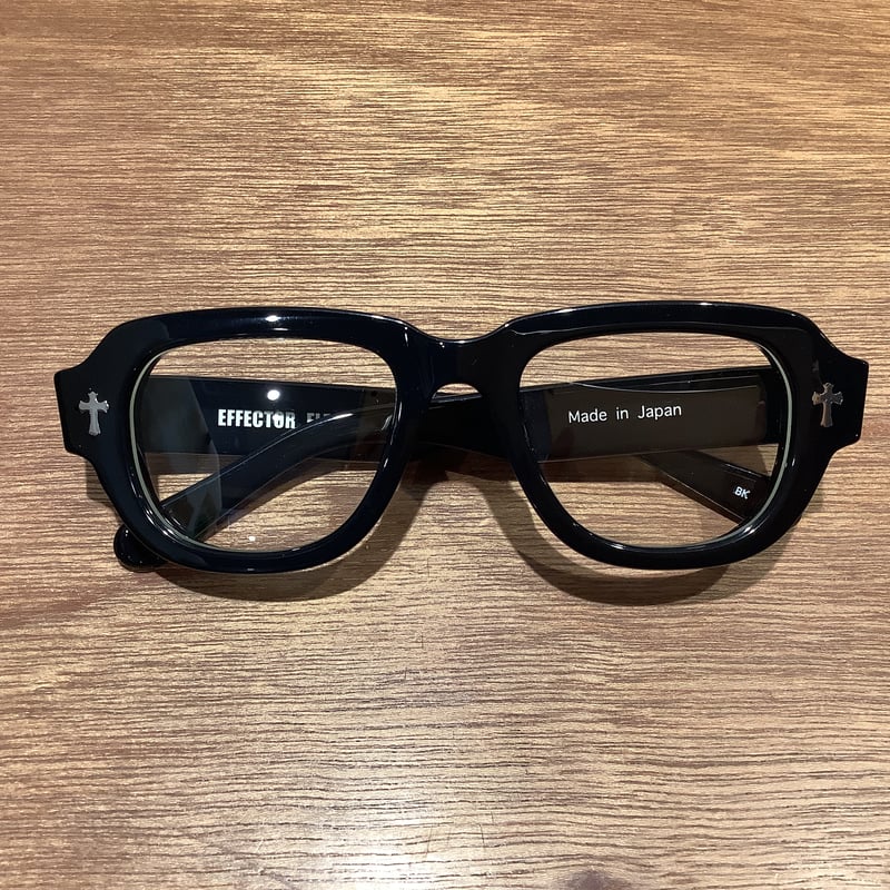 【新品未使用】EFFECTOR エフェクター COOGIE BK EFFECTOR エフェクター メガネ BOOGIE ブギ BK ブラック 50
