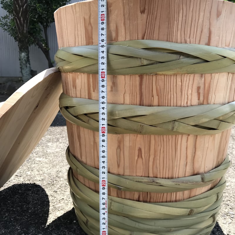 手作り味噌木樽3斗（蓋つき） | 木樽屋 | 手づくりの木の樽、木の桶お