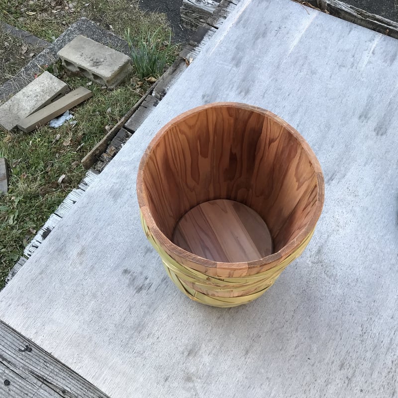 手作り味噌樽2斗国産杉 | 木樽屋 | 手づくりの木の樽、木の桶お届け