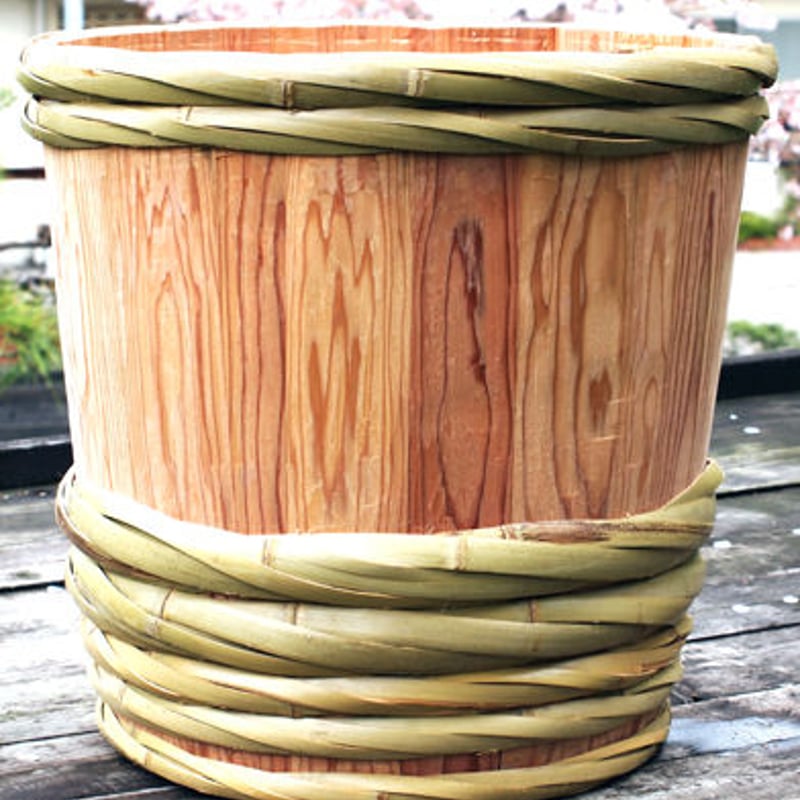 手作り　木桶　4kg用 手作り木樽4斗 | 木樽屋 | 手づくりの木の樽、木の桶お届け