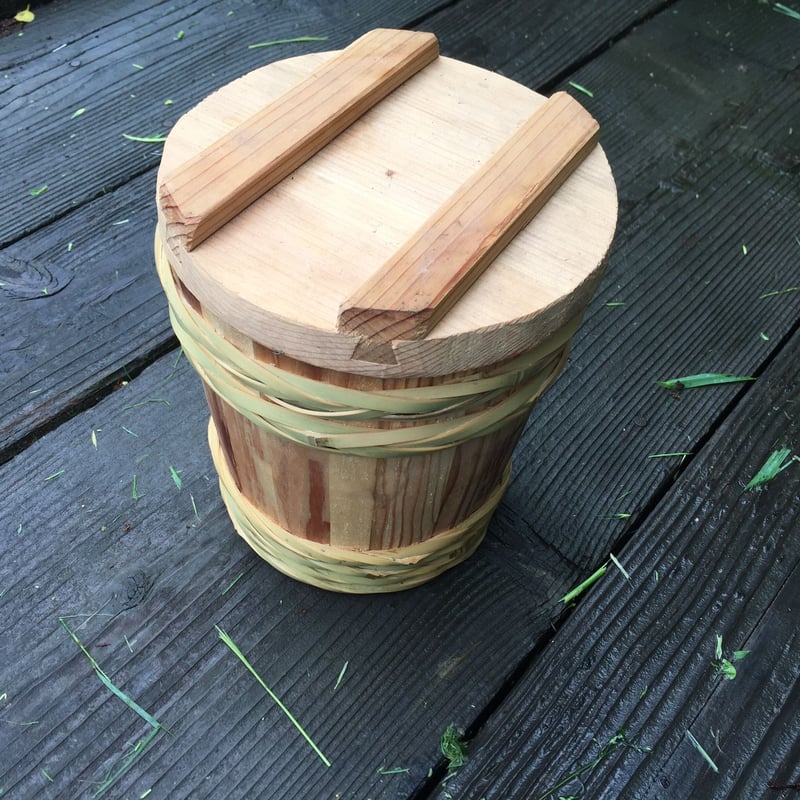 手作り木樽2kg | 木樽屋 | 手づくりの木の樽、木の桶お届けいたします。