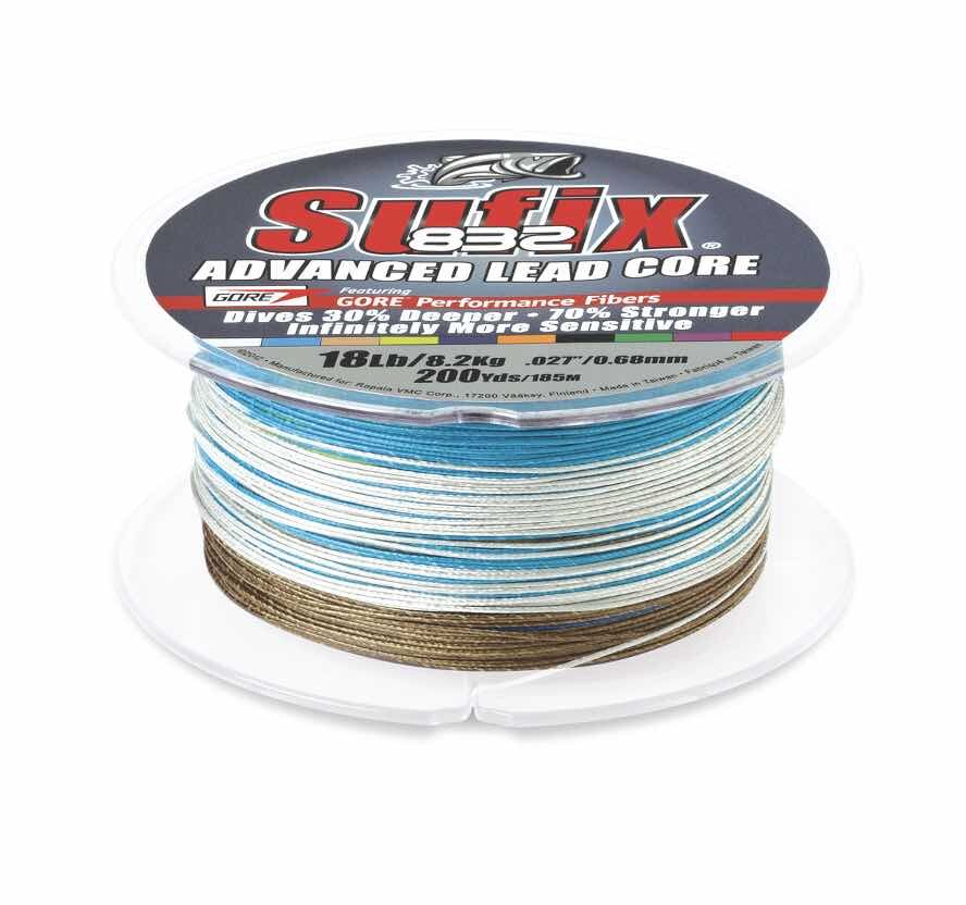 Sufix 832 ADVANCED LEAD CORE 200ヤード 12lb | Rapa