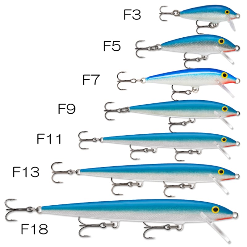 F18 ORIGINAL FLOATER（オリジナル フローター) | Rapala-e-shop