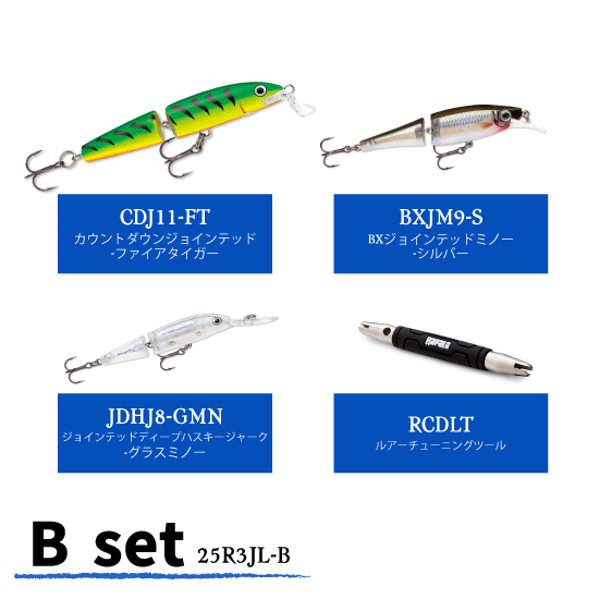 25R3JL ジョイントルアートライアルセット | Rapala-e-shop