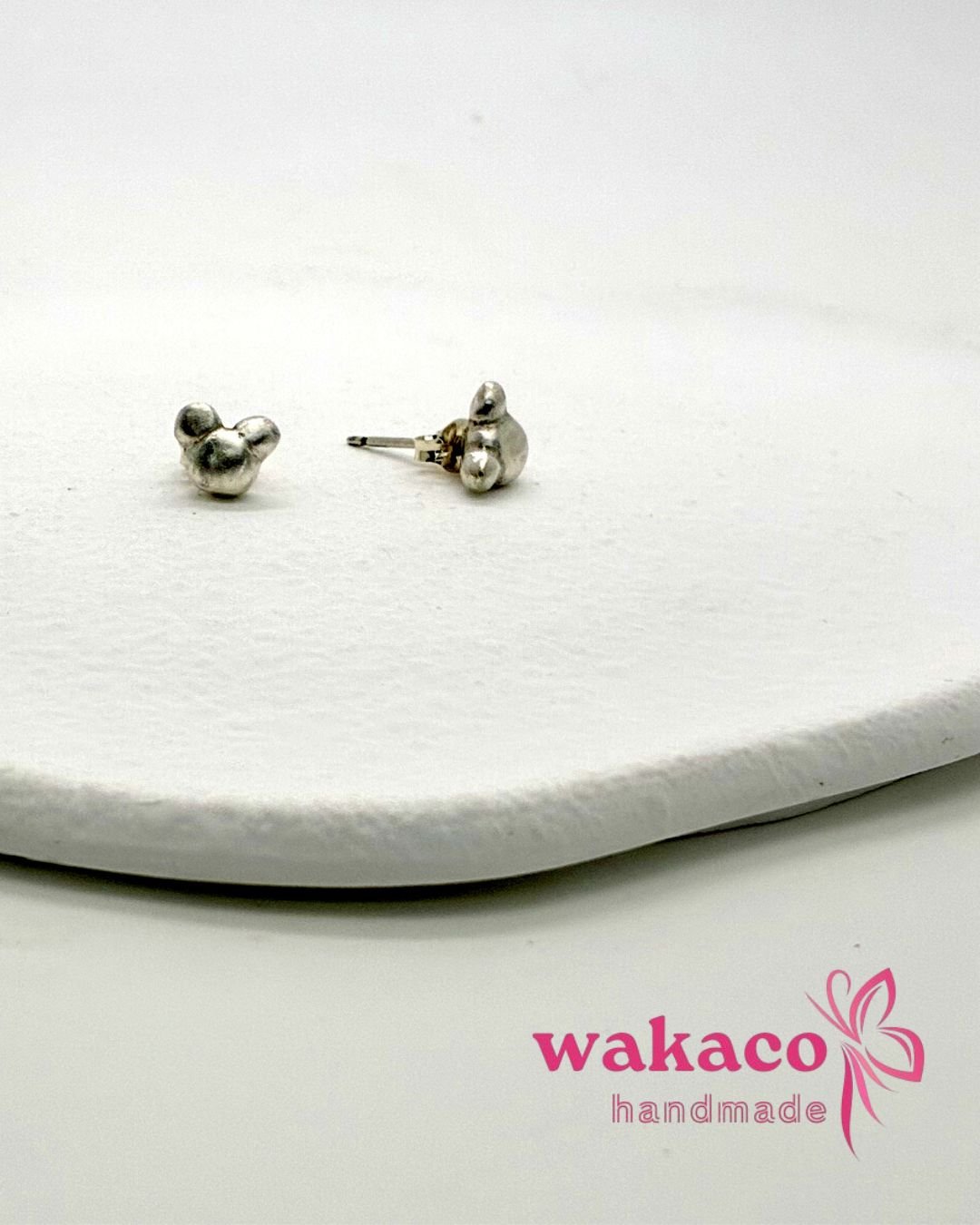 NSKY　ハンドメイドピアス 072】Flower×3 (シルバー/ゴールド)(ハンドメイドピアス