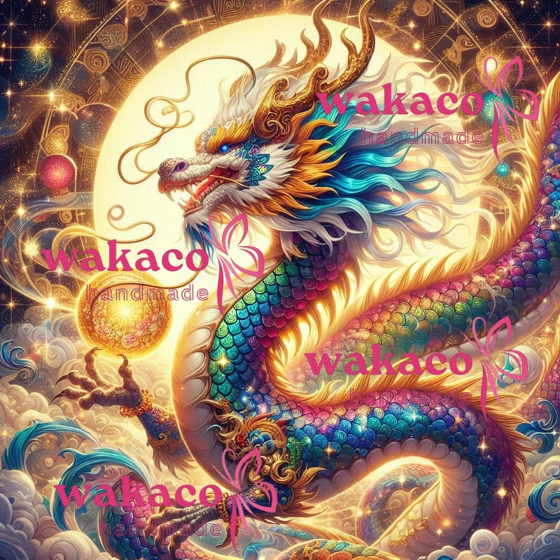 金運を呼ぶ龍神の待ち受け画像｜開運・運気上昇・成功へ導く神聖