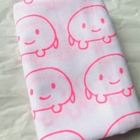新色）グリンピースくん手ぬぐい（ピンク）